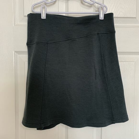 Smartwool Gray Merino Wool Blend Side Slit Pencil Skirt XS - Picture 5 of 9